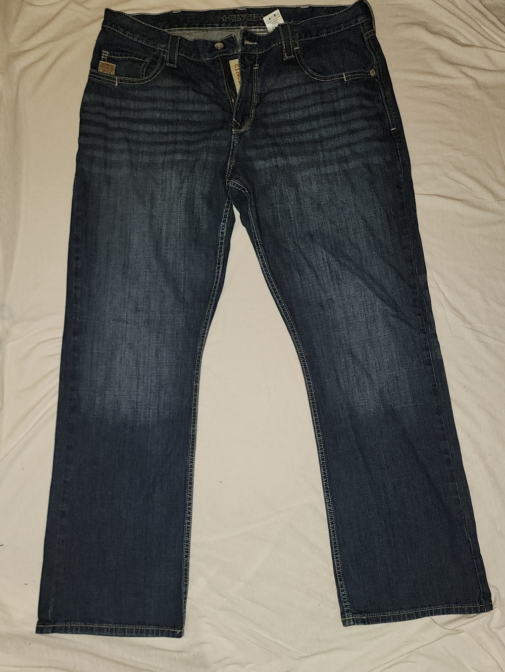 Cinch Straight Leg Jeans in Dark Indigo 33wx34L